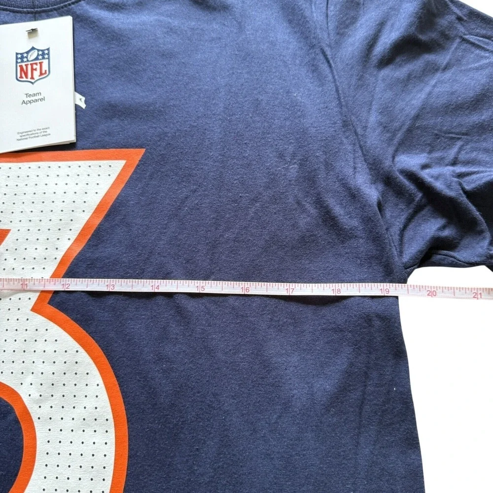 Nike NFL Denver Broncos Russell Wilson #3 Football T Shirt Mens M Navy Blue NWT - Picture 7 of 7